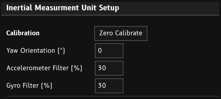 IMU Config