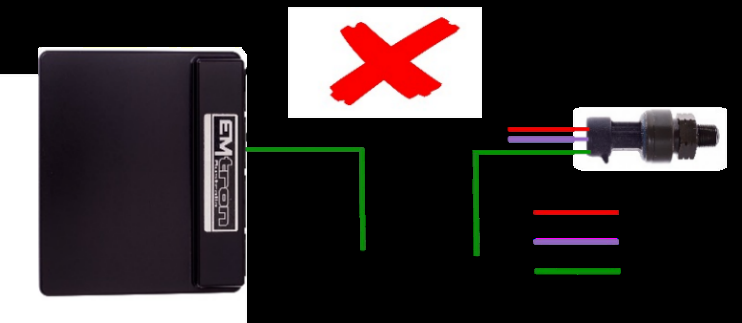 Incorrect — the 0V Reference must not be branched or shared with another ground point.