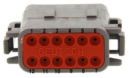 Nissan R32-R34 expansion port connector (DTM 12-way).
