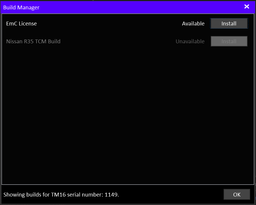 Build Manager - EmC